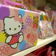 Hello Kitty lunchbox on shelf